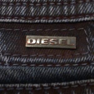 DIESEL jeans,blue denim w red under-dye